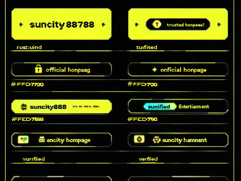 Hình ảnh một chuỗi các link Suncity888 chính thức được sắp xếp gọn gàng