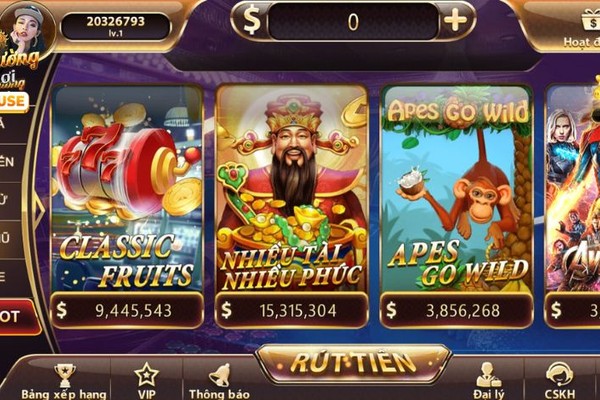 Trò chơi slot trong ứng dụng suncity888