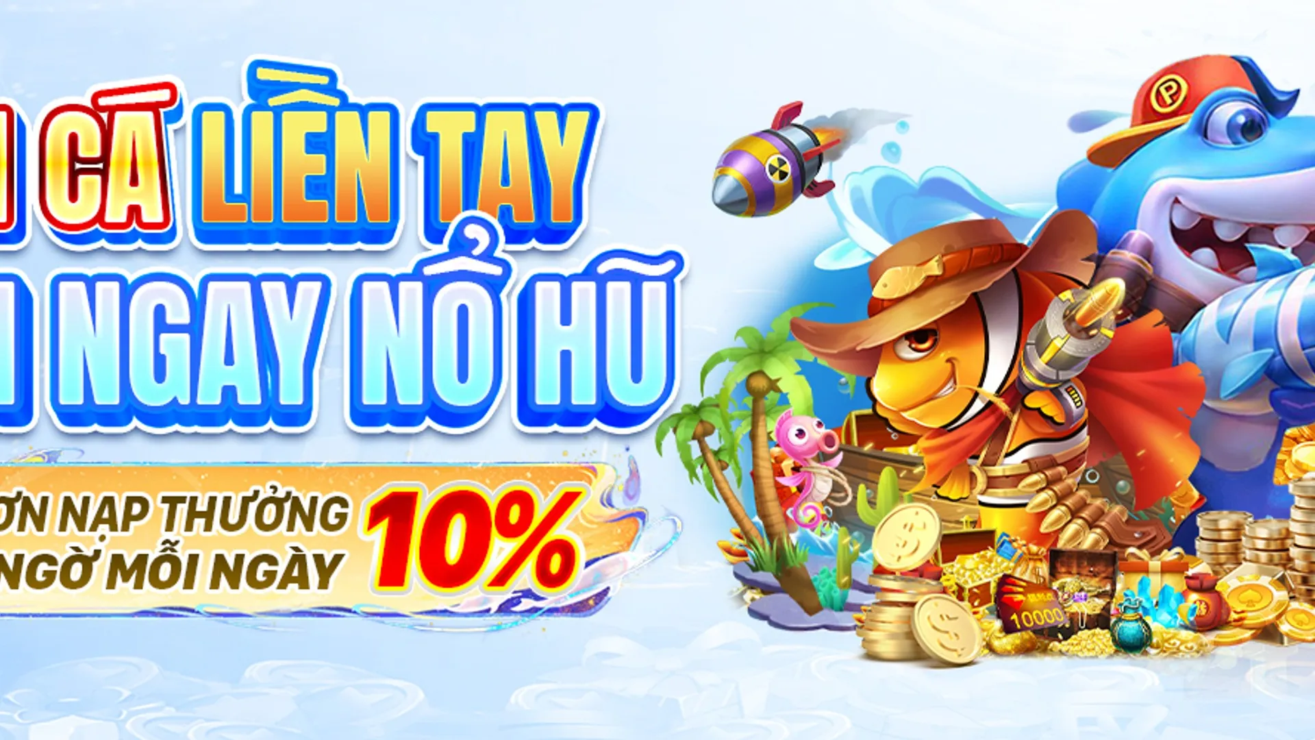 Hình ảnh đại dương sống động với game bắn cá suncity888