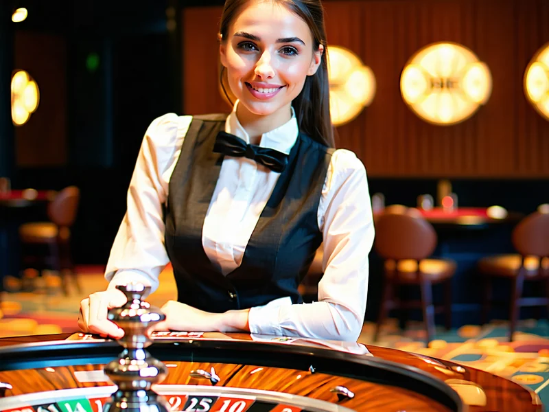 Dealer chuyên nghiệp tại bàn Roulette Trực tiếp Suncity888