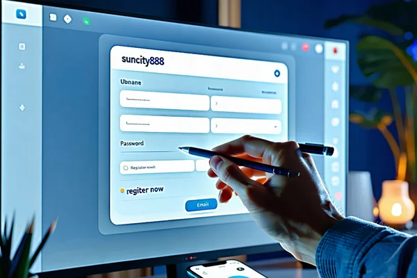 Bước 1: Đăng ký tài khoản Suncity888