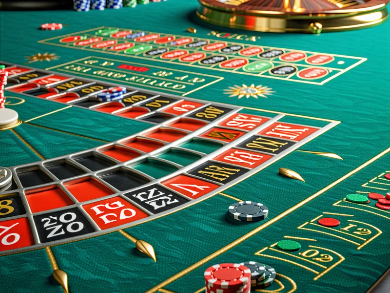 Bố cục cược ngoài trên bàn Roulette Suncity888
