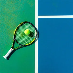 Biểu tượng tennis và sân quần vợt, minh họa cá cược tennis tại Suncity888