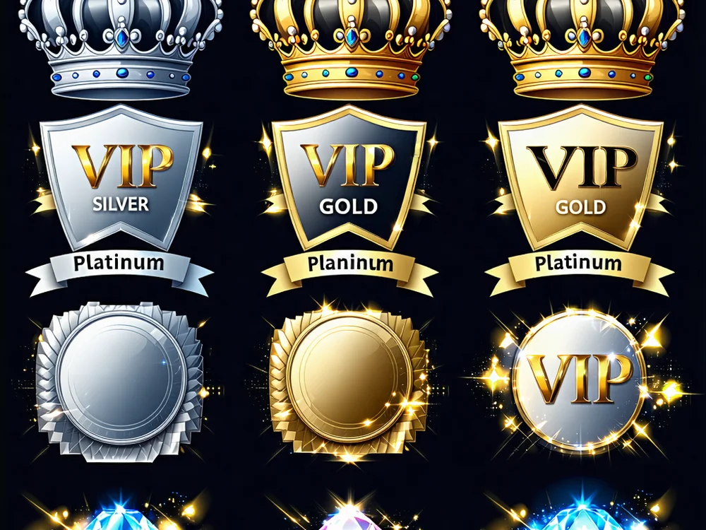 Biểu đồ các cấp độ VIP và phần thưởng tương ứng tại suncity888